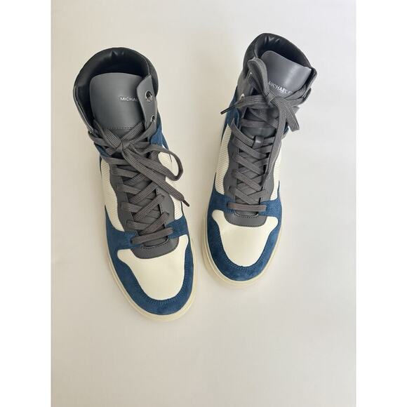 Men’s Michael Kors Bryant High Top Blue Heather Gray Size 11.5 main image 4